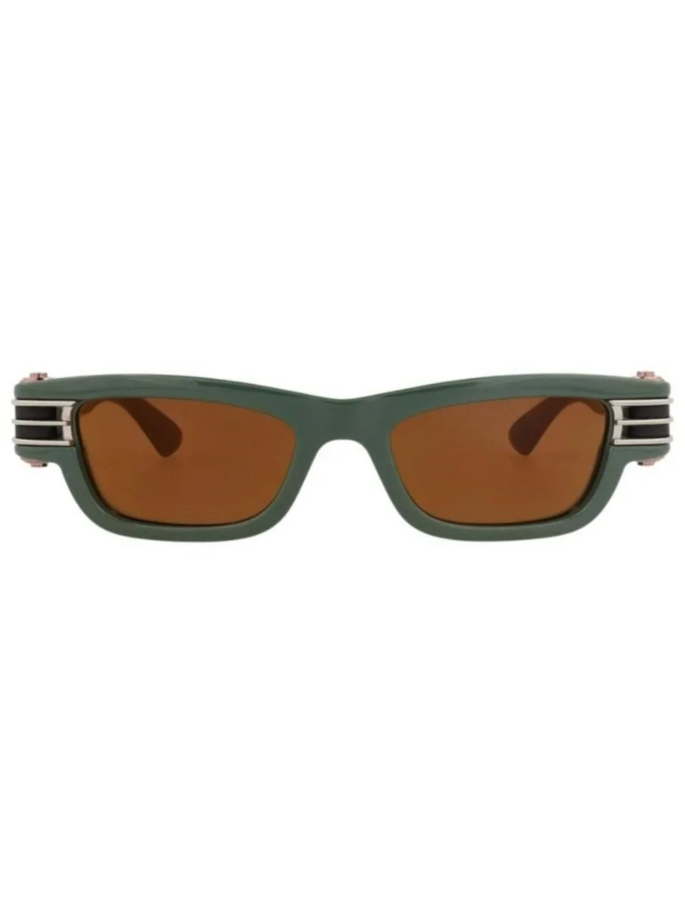 New Bottega Veneta Unisex Square/Rectangle Green Black Copper Fashion Designer E